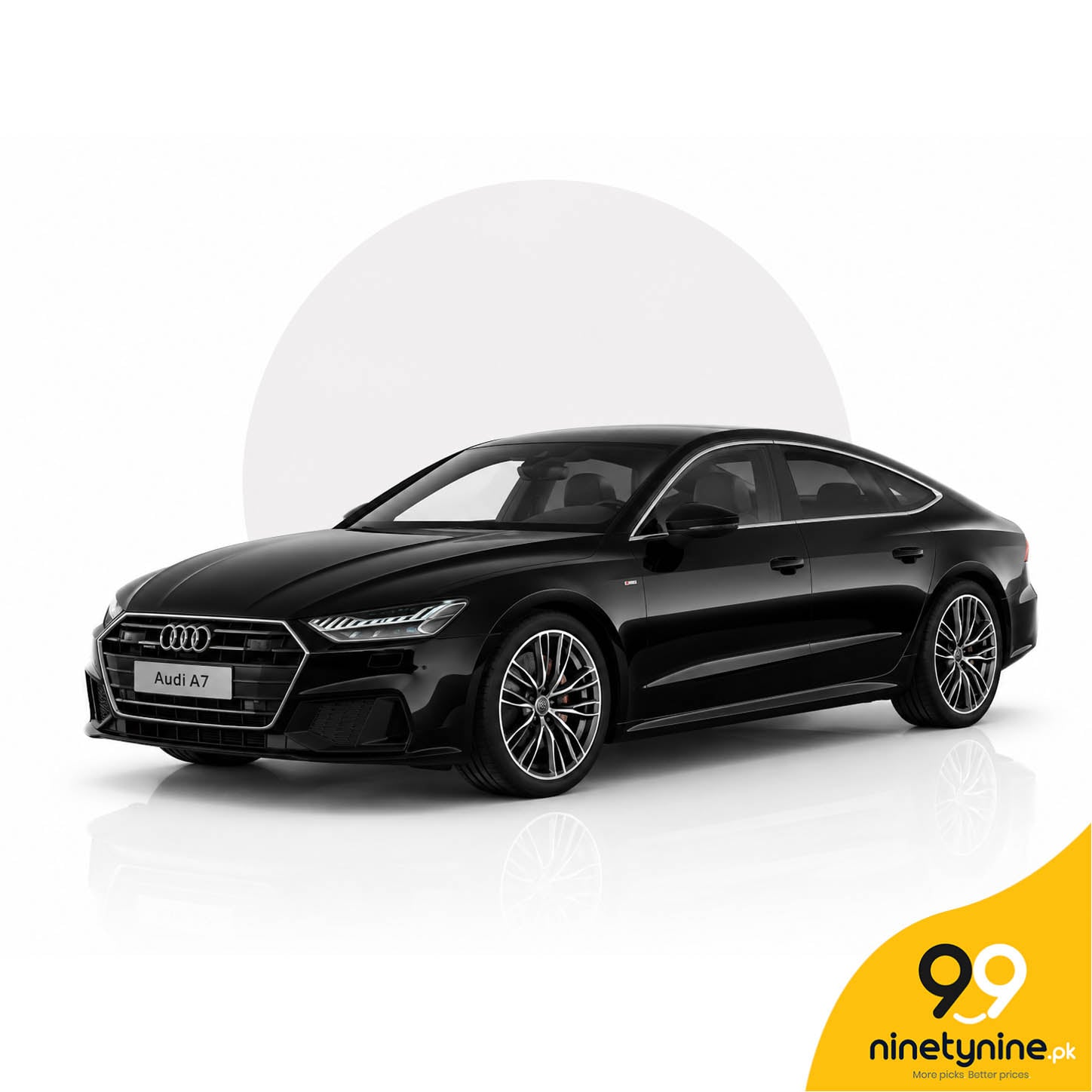 Audi A7 Black Edition – 1:24 Metal Diecast Car