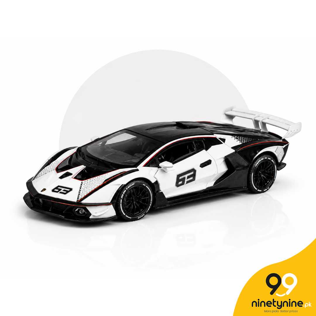 Lamborghini Essenza SCV12 (White & Black) – 1:32 Scale