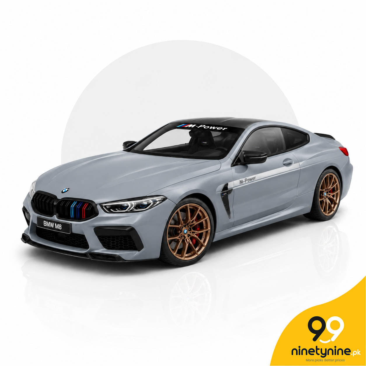 BMW M8 Competition 1:32 Diecast Metal Car