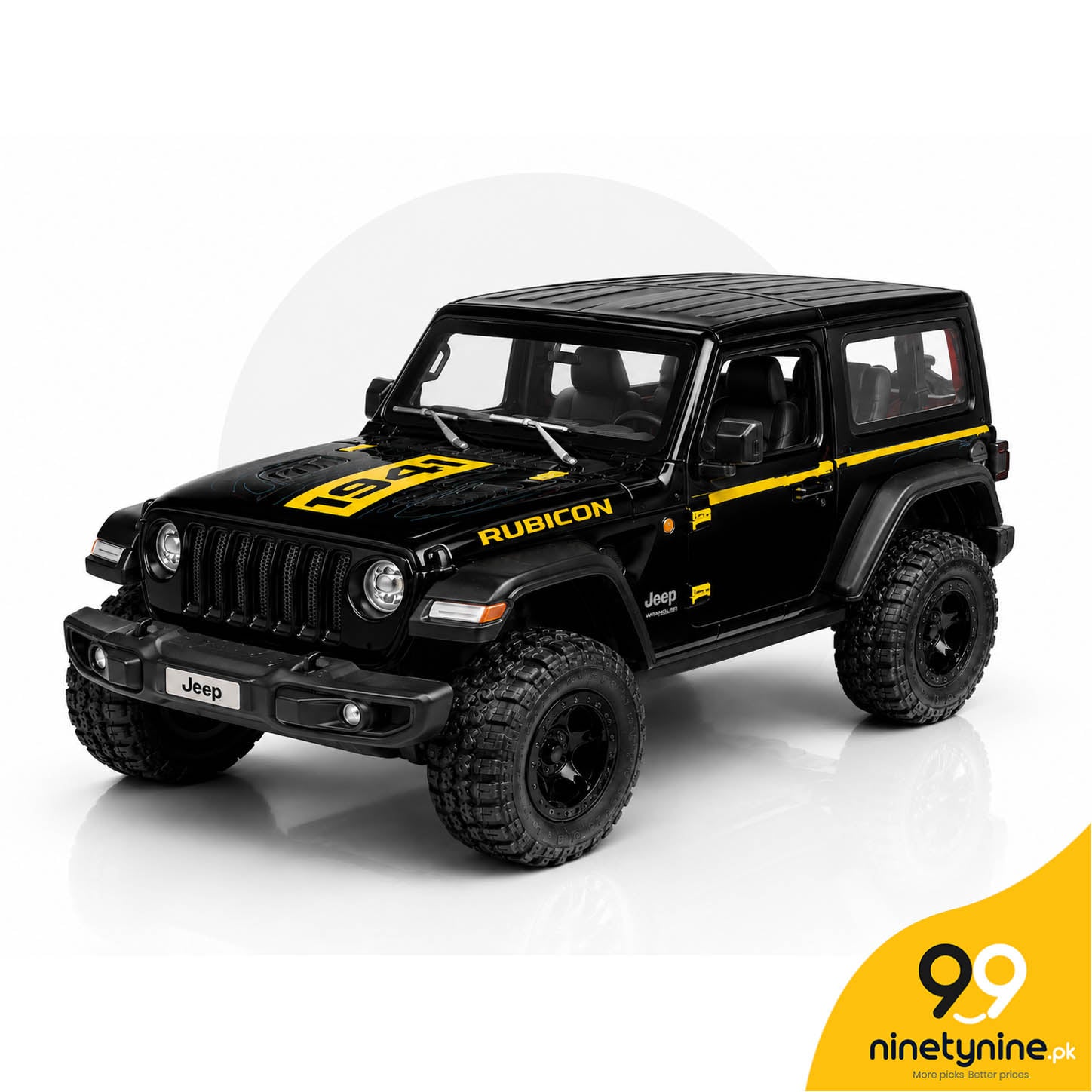 Jeep Wrangler Rubicon 1:32 Diecast Metal Car