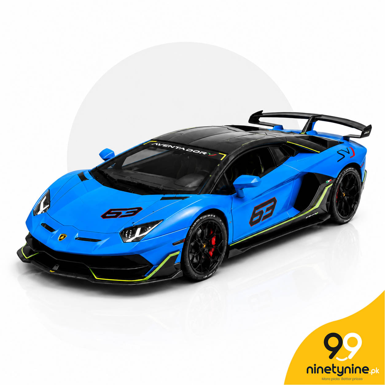 Lamborghini Aventador SVJ 1:32 Diecast Metal Car